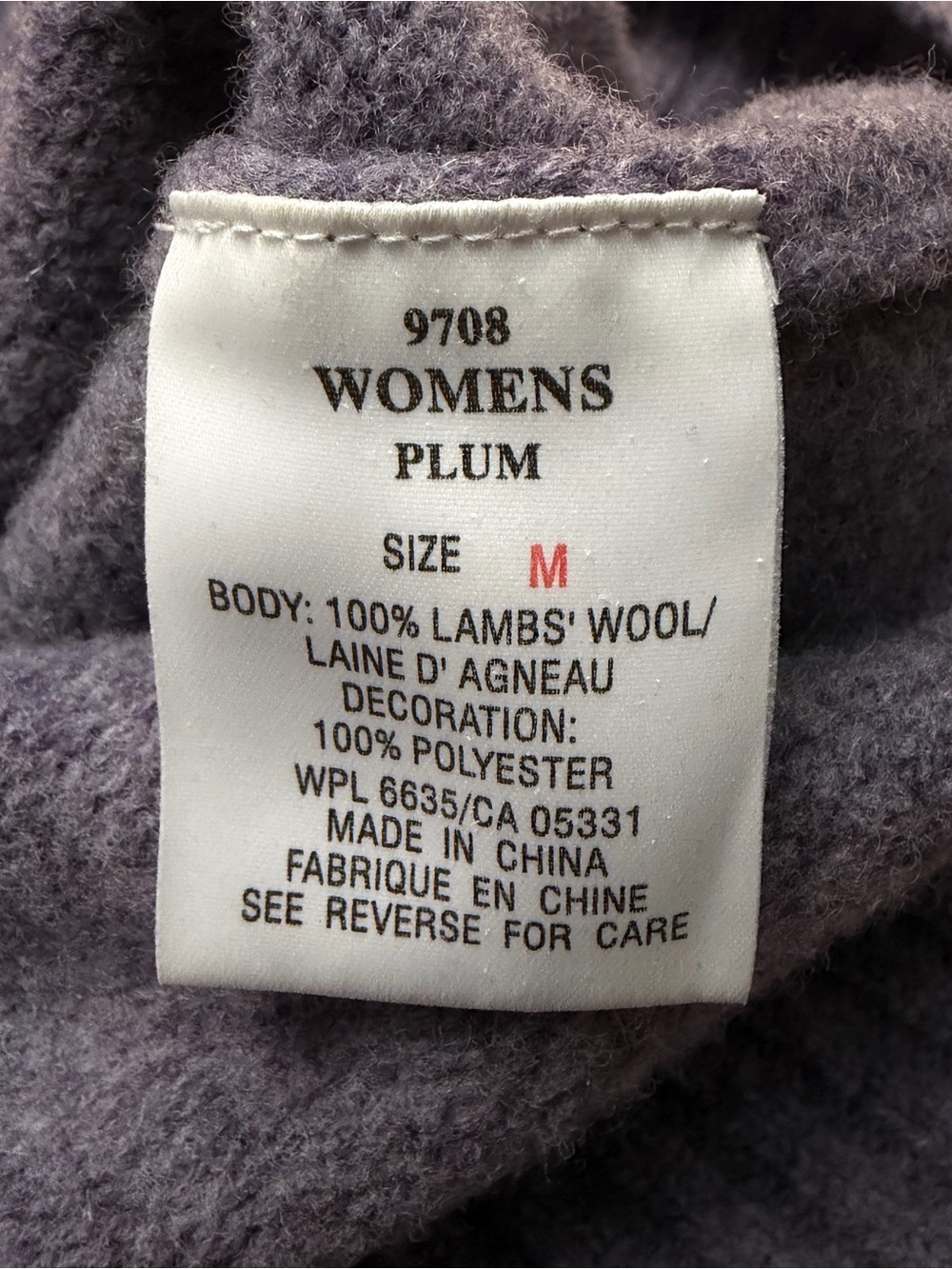 100% Wool Woolrich Half-Zip Fair Isle Sweater - Gray & Lavender - Picture 4 of 7